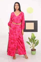 Floral Pink Coord Set