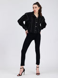 Black Denim Jacket - Black