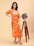 Refreshing wrap dress