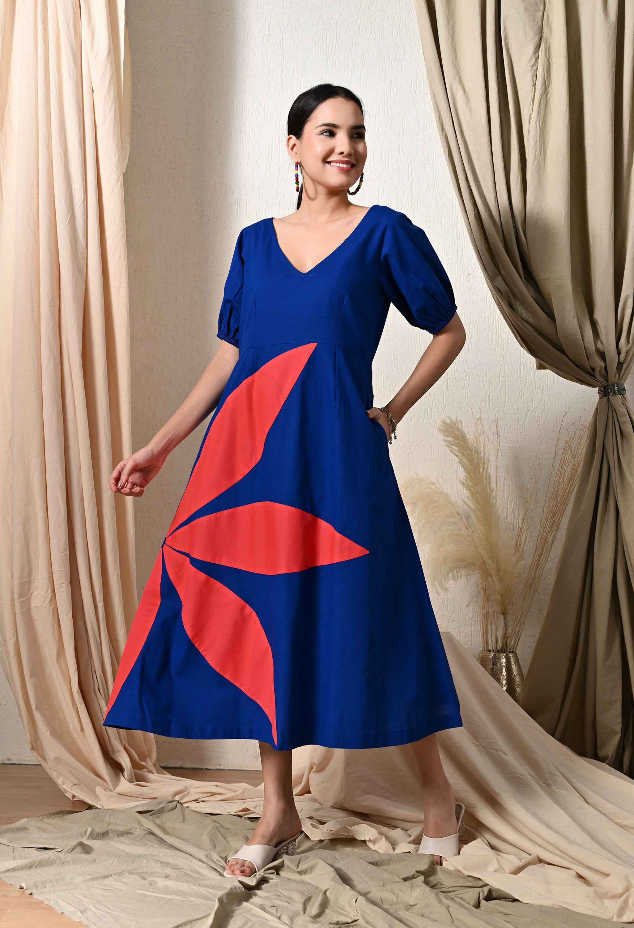 Petals & Sky Dress