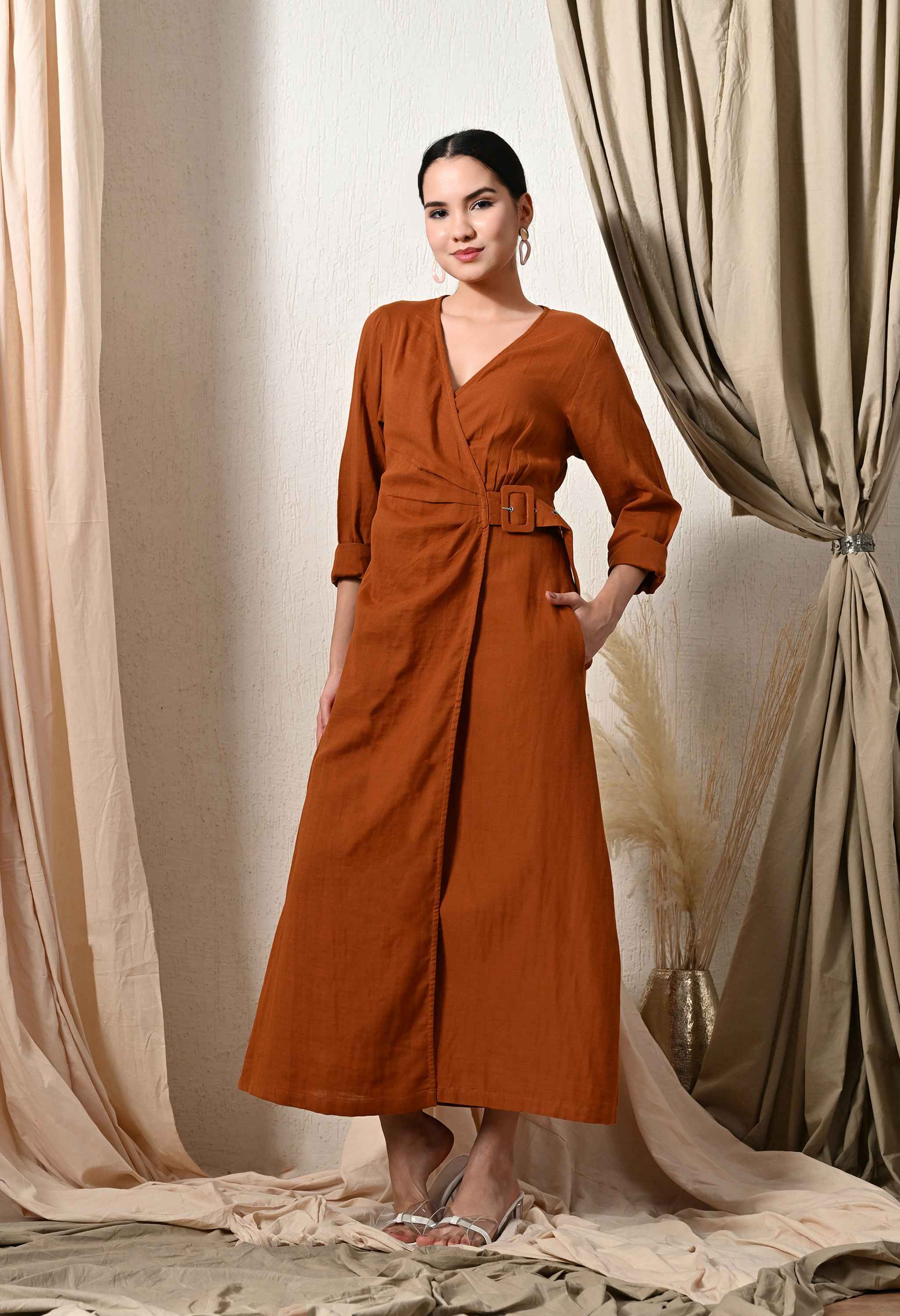 Half Belted Dress