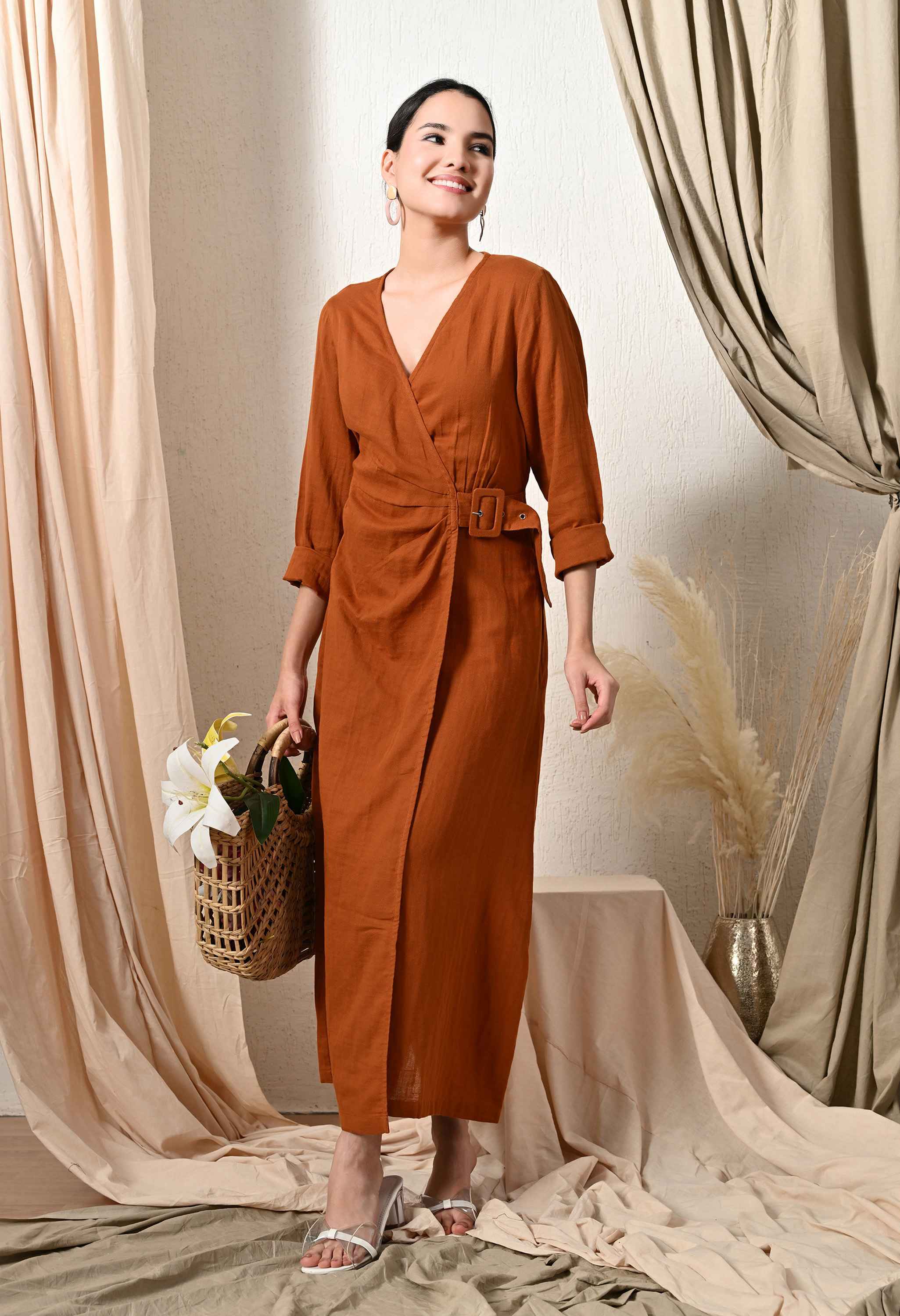 Half Belted Dress