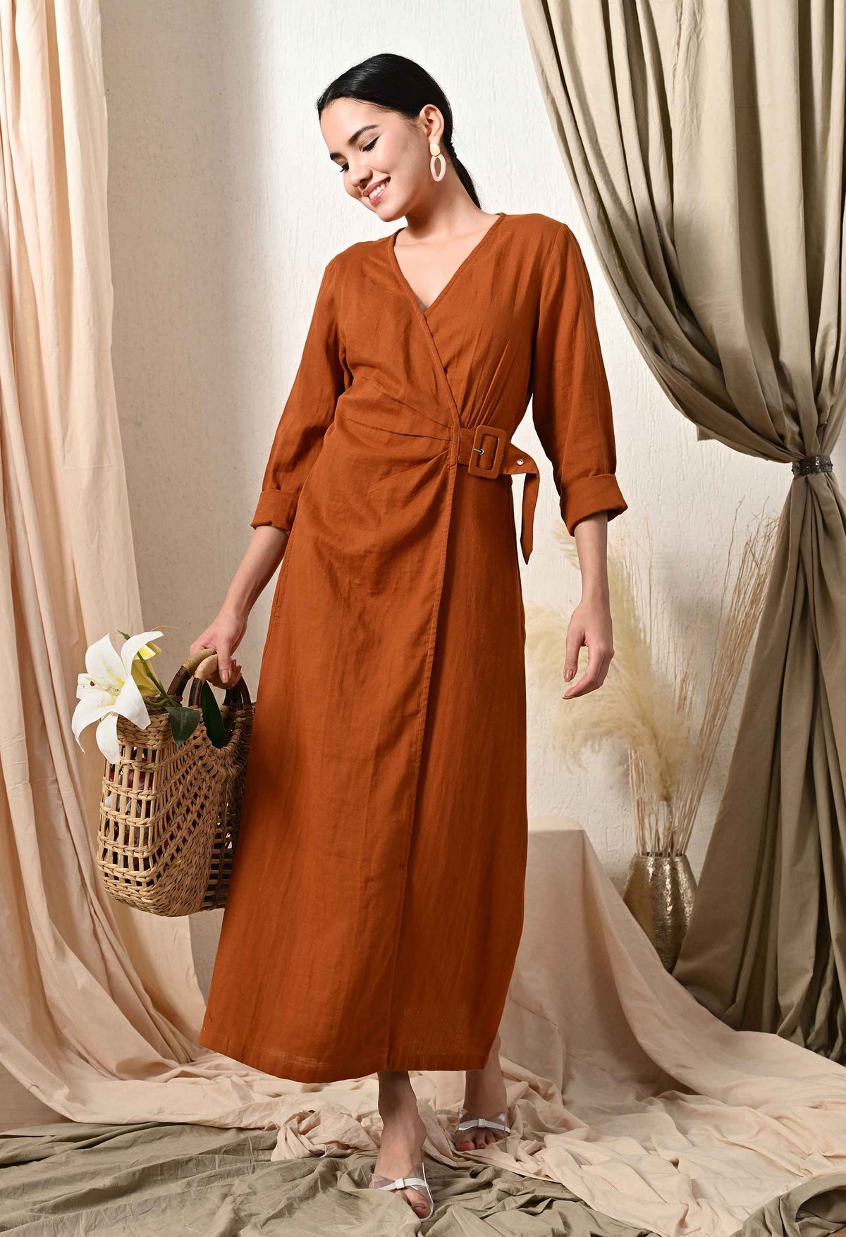 Half Belted Dress